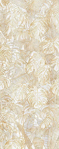 Панель настенная ART A-12.1.2/Foliage Ivory глянец 120х300x0,4 см