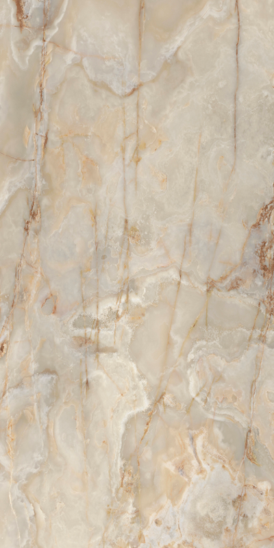 Гранит керамический 766023 ONYX&MORE Golden Onyx Sat 120х280х0,6 см