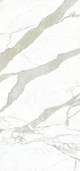 Гранит керамический MN011AP271206 CALACATTA Bianco Polished 120x270х0,6 см