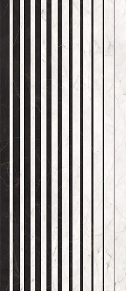 Гранит керамический 0014402 SENSI FANTASY STRIPES LUX3D RET. 120х280x0,6 см   