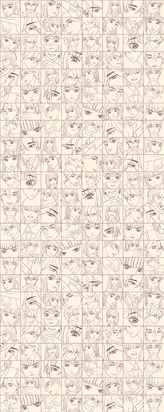 Панель настенная ART A-8.4.3/Manga Tayo глянец 120х300x0,4 см