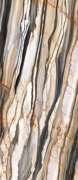 Гранит керамический 0012496 SENSI 900 OYSTER GOLD LUX RET. 120х280x0,6 см   