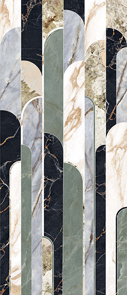 Гранит керамический 0014400 SENSI FANTASY ARCHES LUX3D RET. 120х280x0,6 см   