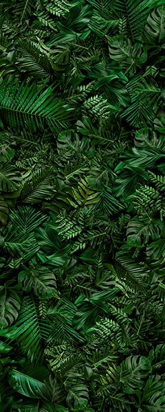 Панель настенная ART A-13.2.1/Botanical Garden Jungle Warm глянец 120х300x0,4 см