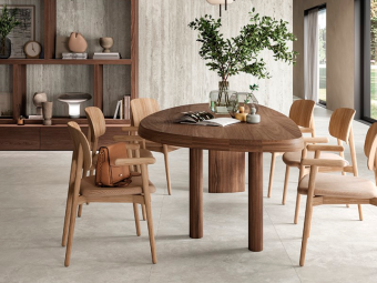 Гранит керамический ELYSIAN TRAVERTINO MISTY 11 SP SQ 120х278х0,6 см