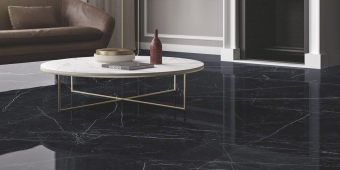 Гранит керамический MML5061530 MARMI MAXIMUM Dark Marquina LUCIDATO 150х300х0,6 см