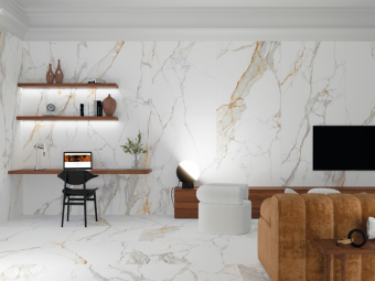 Гранит керамический 34675 PRALINE Gold/100X180/P 100х180 см
