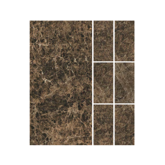Гранит керамический 765700 LES BIJOUX MAGNUM Marron Imperial GLOSSY 120х280x0,6 см