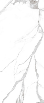 Гранит керамический N80002 TITANIUM Statuario Amaze POLISHED 120х280х0,6 см