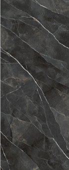 Гранит керамический LAMF012813 DIAMOND Calacatta Black Bocciardato 120х300х0,56 см