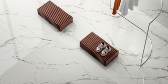 Гранит керамический MML5661530 MARMI MAXIMUM Calacatta Bellissimo LUCIDATO 150х300x0,6 см