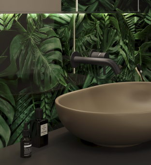 Панель настенная ART A-13.1.1/Botanical Garden Jungle глянец 120х300x0,4 см