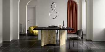 Гранит керамический MMH5561530 MARMI MAXIMUM Sahara Noir SATIN 150х300x0,6 см