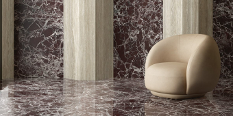 Гранит керамический MML14361530 MARMI MAXIMUM Lepanto Rubino LUCIDATO 150х300x0,6 см