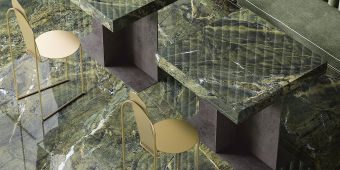 Гранит керамический MML8661530 MARMI MAXIMUM Verde Fantastico LUCIDATO 150х300х0,6 см