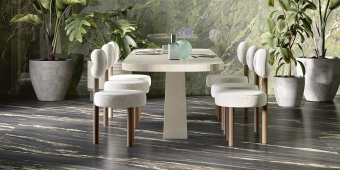 Гранит керамический MMH14761530 MARMI MAXIMUM Nero Damascato SATIN 150х300х0,6 см