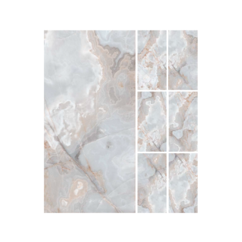 Гранит керамический 769923 REVES MAGNUM Blue GLOSSY 120х280x0,6 см
