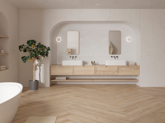 Гранит керамический GHENT White SP/100X275/R 100x275x0,6 см