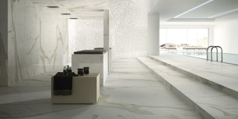 Гранит керамический MML461530 MARMI MAXIMUM Calacatta LUCIDATO 150х300х0,6 см