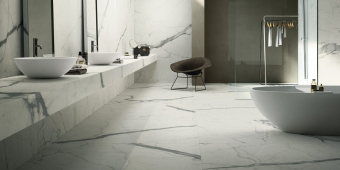 Гранит керамический MML2661530 MARMI MAXIMUM Calacatta Statuario LUCIDATO 150х300х0,6 см